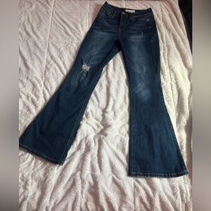 YMI Dark Blue Flare Jeans
